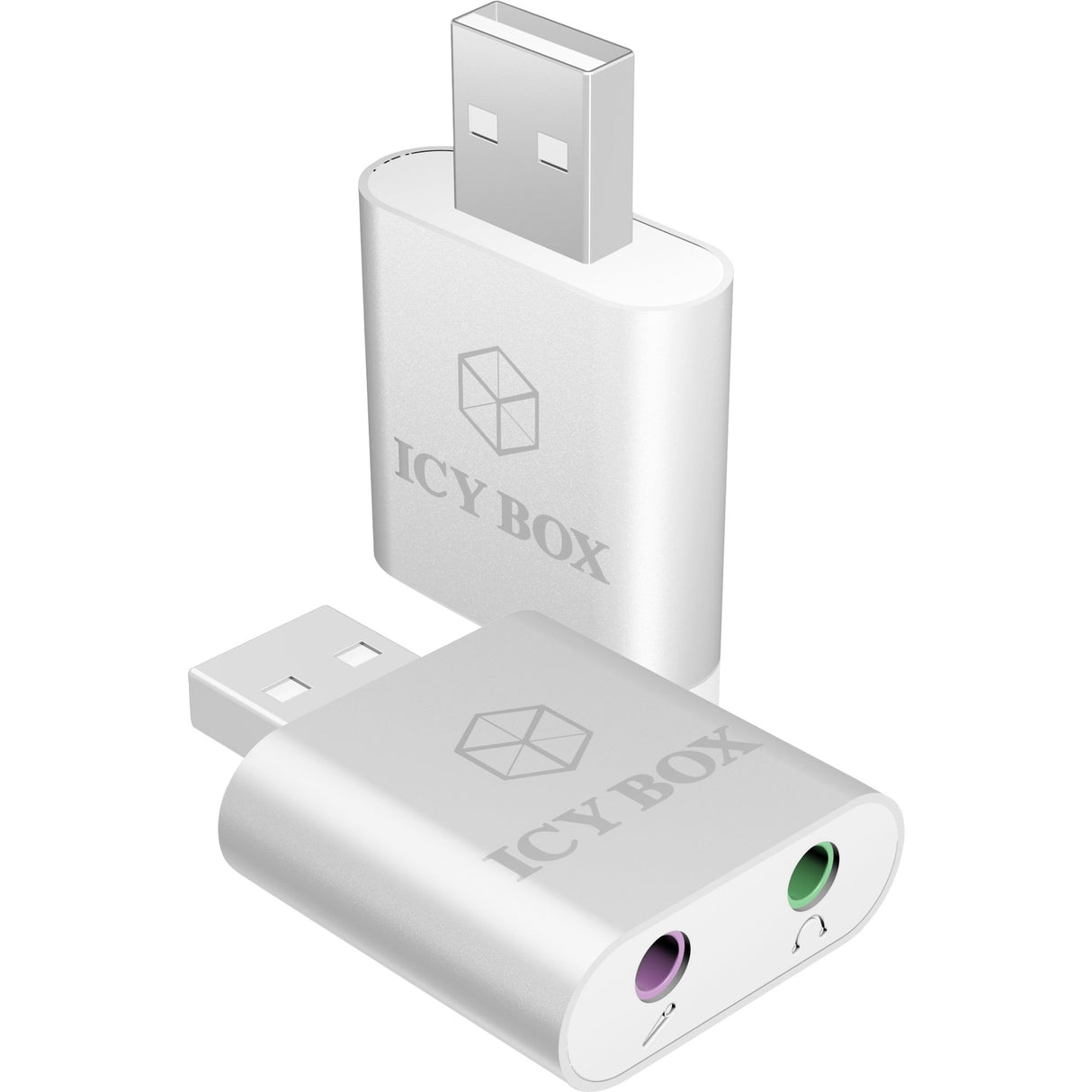 Icy Box IB-AC527 USB an Audio- und Mikrofonadapter