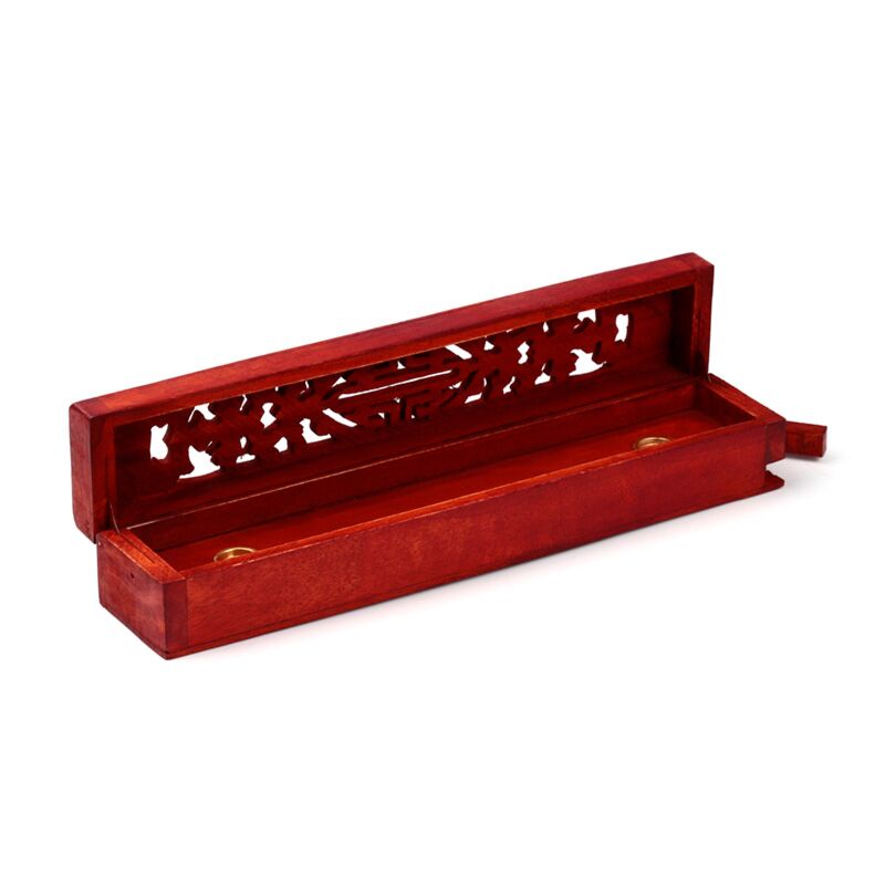 Räucherstäbchenhalter aus Mangoholz