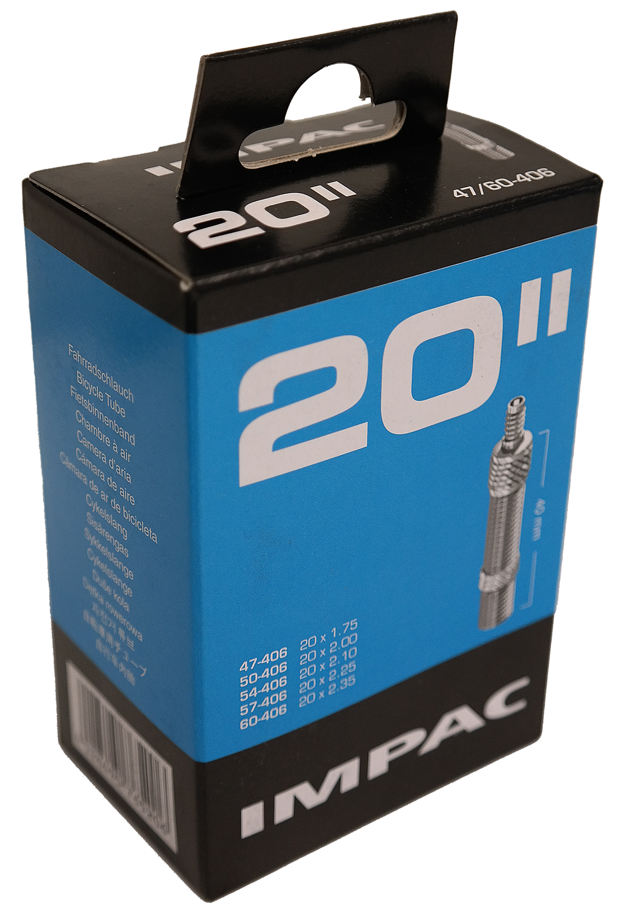 Impac (Schwalbe) Innenrohr DV7 20 Zoll 40 60-406 DV 40 mm