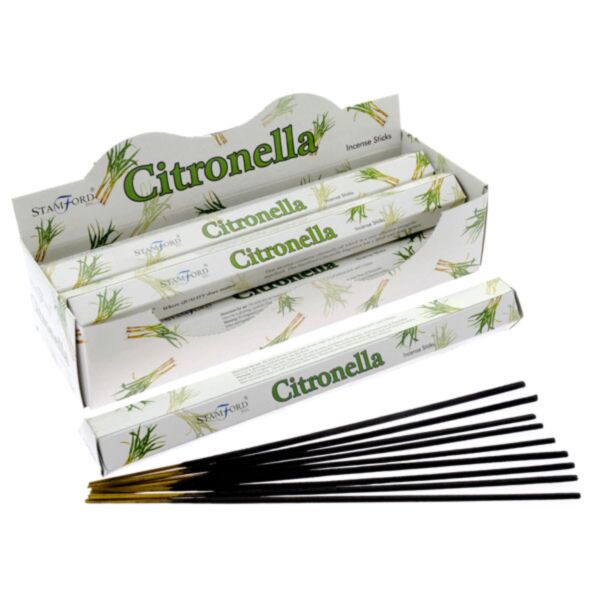 37120 Citronella – Stamford Premium Hex Räucherstäbchen