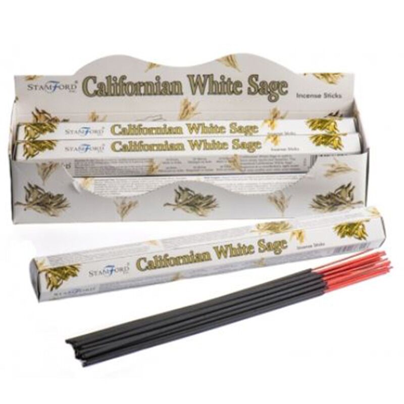 37315 California White – Stamford Premium Hex Räucherstäbchen