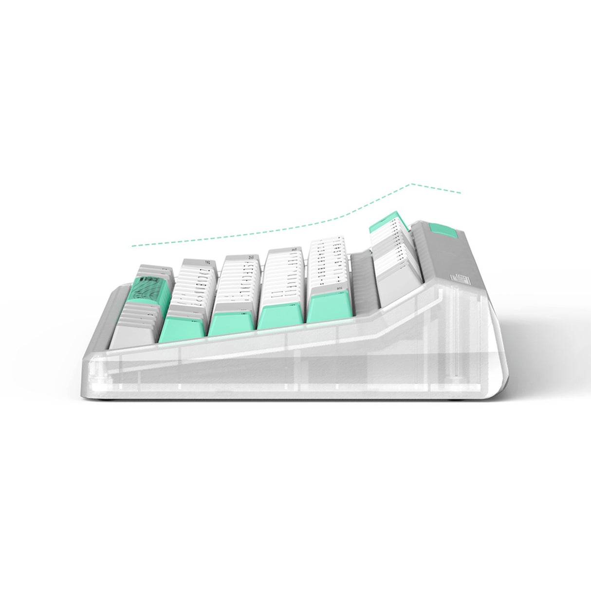Iqunix OG80 Wurmloch Wireless mechanischer Tastatur