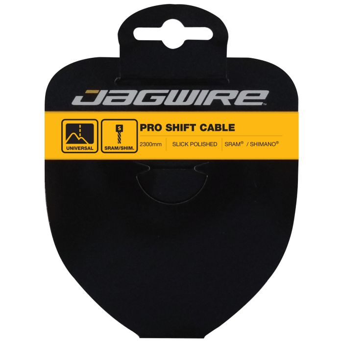 Jagwire-Schaltkabel – Profi-polierter Slick-Edelstahl – 1,1 x 2300 mm – Sram Shimano