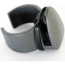 Hesling Kleiderschutzclip 20 mm rutschfest grau