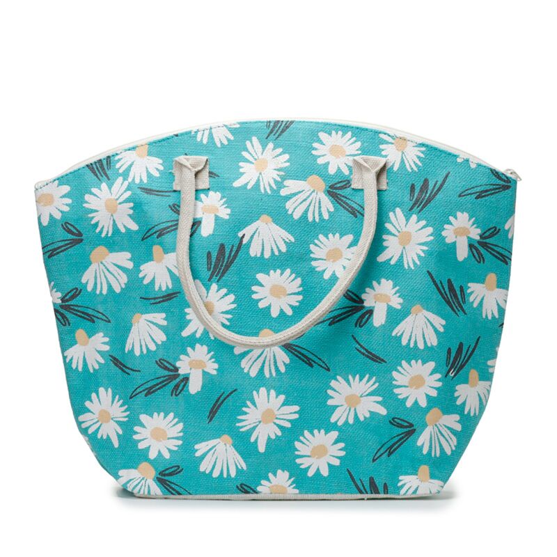 Eine Auswahl an Jute-Strandtaschen von Margriet