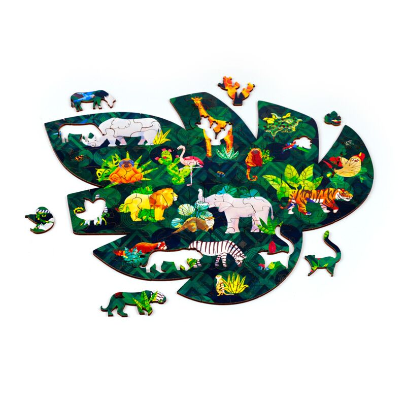 Tierreich-Puzzle mit 130 Teilen