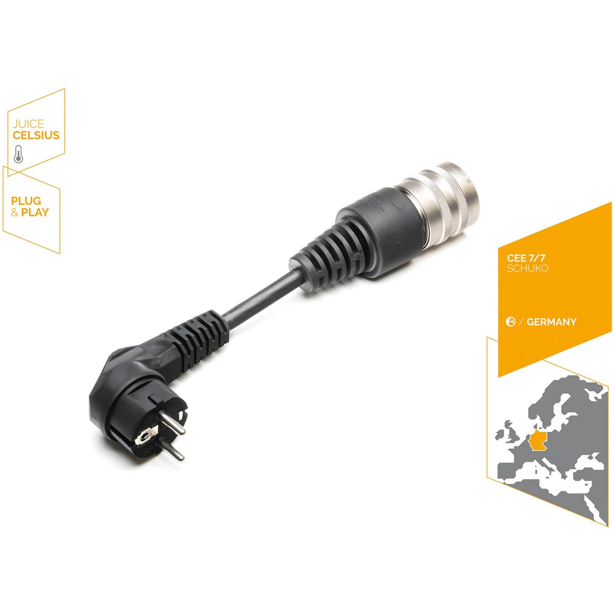 Safttechnologie Sicherheitsadaptersaftanschluss, CEE 7 7 EU CEL