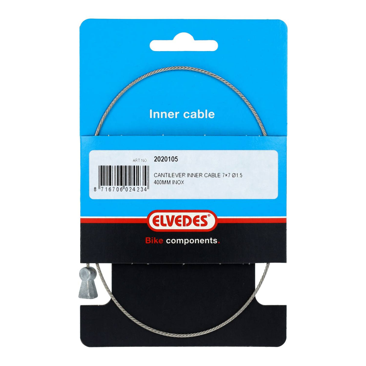 ELVEDES REM Inner Kabel Cantilever Ø1,5 mm 400 mm Stahl