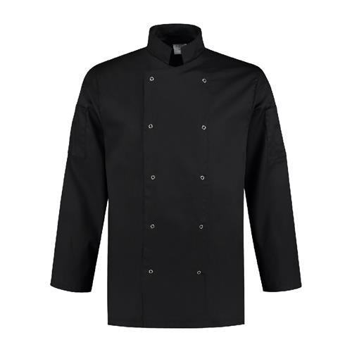 Bestex Kochjacke Polyester Baumwolle schwarz l