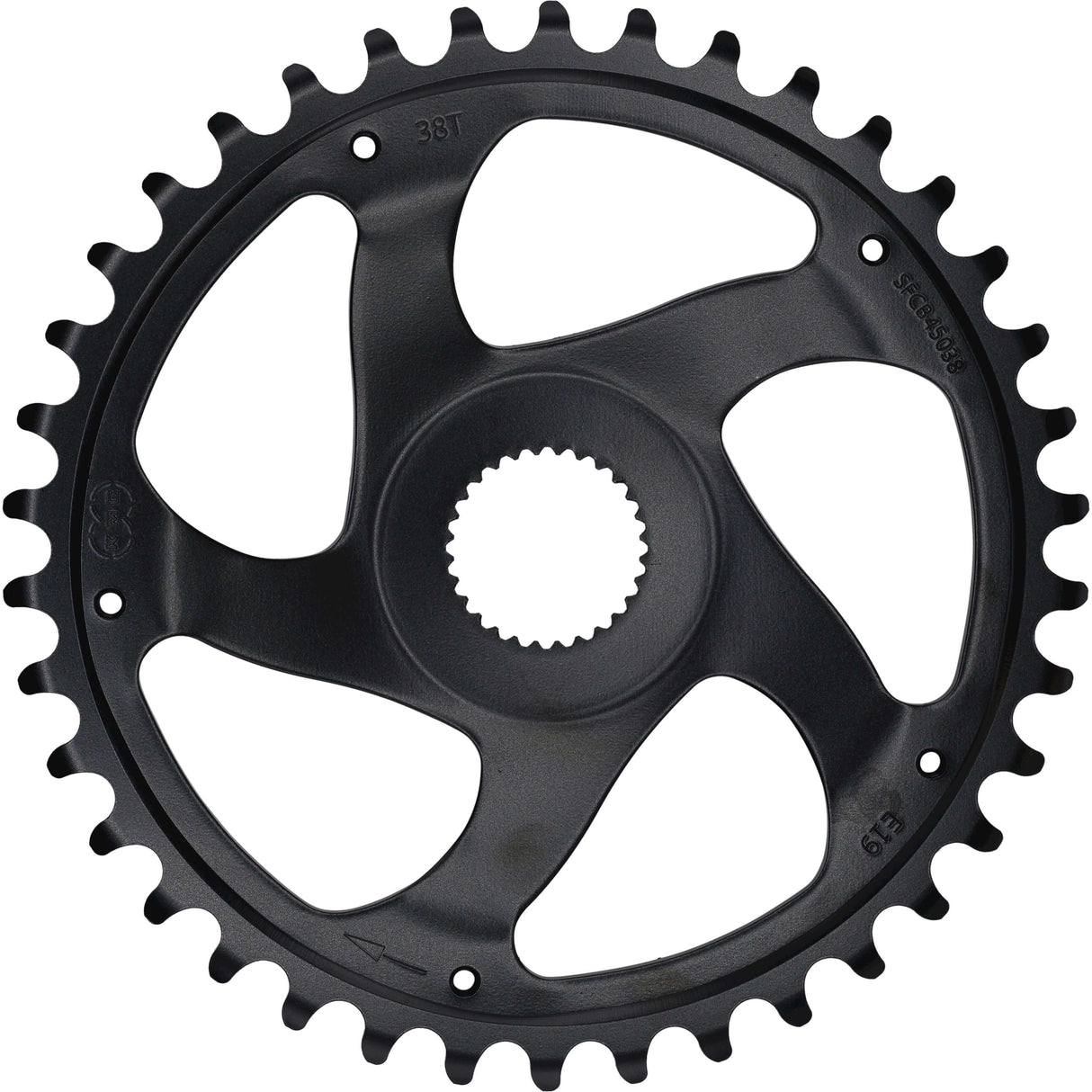 KMC Chaintop Bosch Gen 4 Elektrofahrrad 38T Schwarz