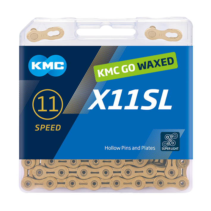 Kmc Kette x11sl Kette x11sl 118 Glieder Ti-N Gold gewachst