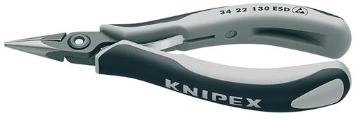 Knipex Präzisions-Elektronik-Greifzange ESD-Halbrundbacken