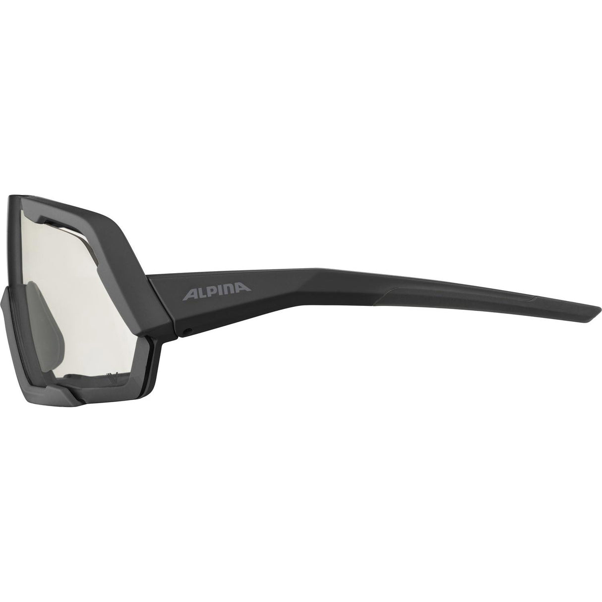 Olympische Sportbekleidung Alpina Sports Brille Rocket gegen Mat schwarz