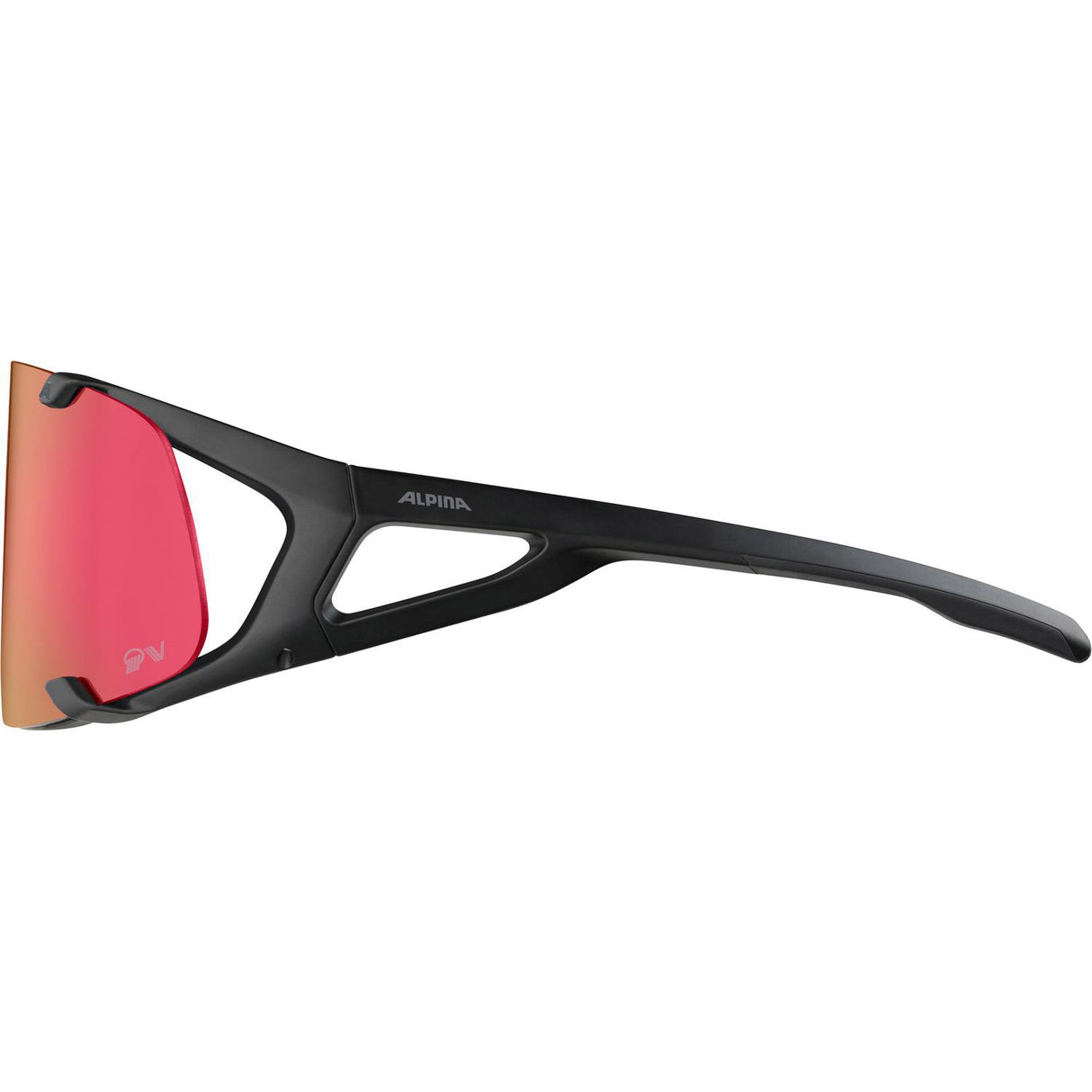 Alpina Sports Sportbrille Hawkeye qv mattschwarz
