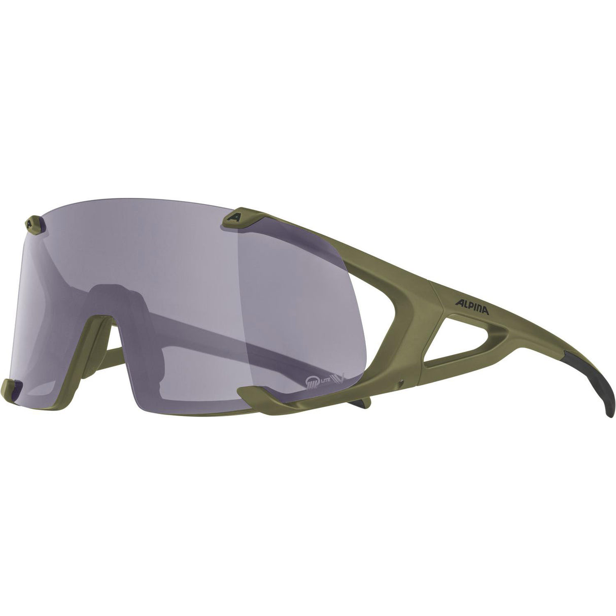 Alpina Sports Sportbrille Hawkeye Q-Lite V Olive