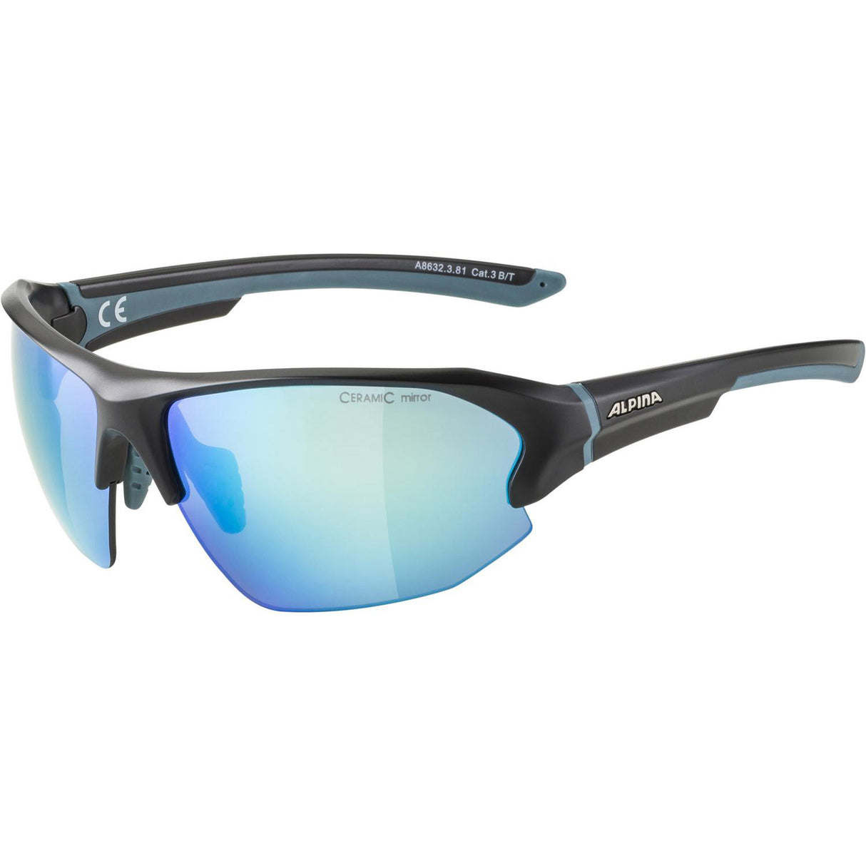 Alpina Sports Sportbrille Lyron HR schwarz