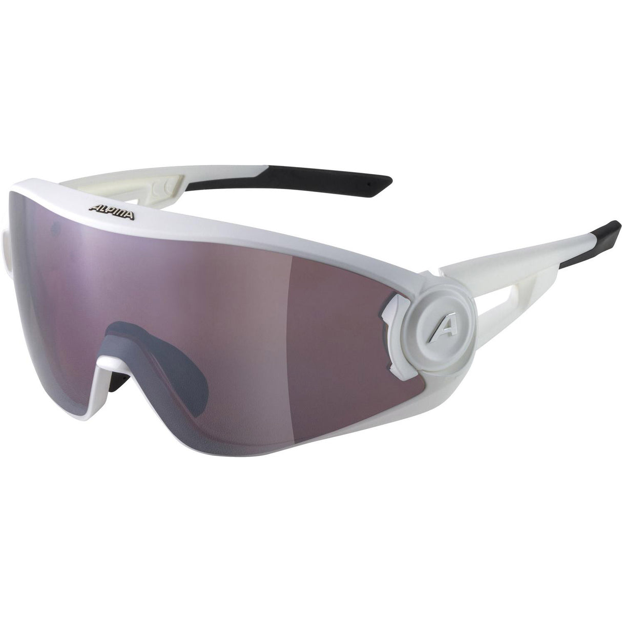 Alpina Sports Sportbrille 5w1ng qv mattweiß