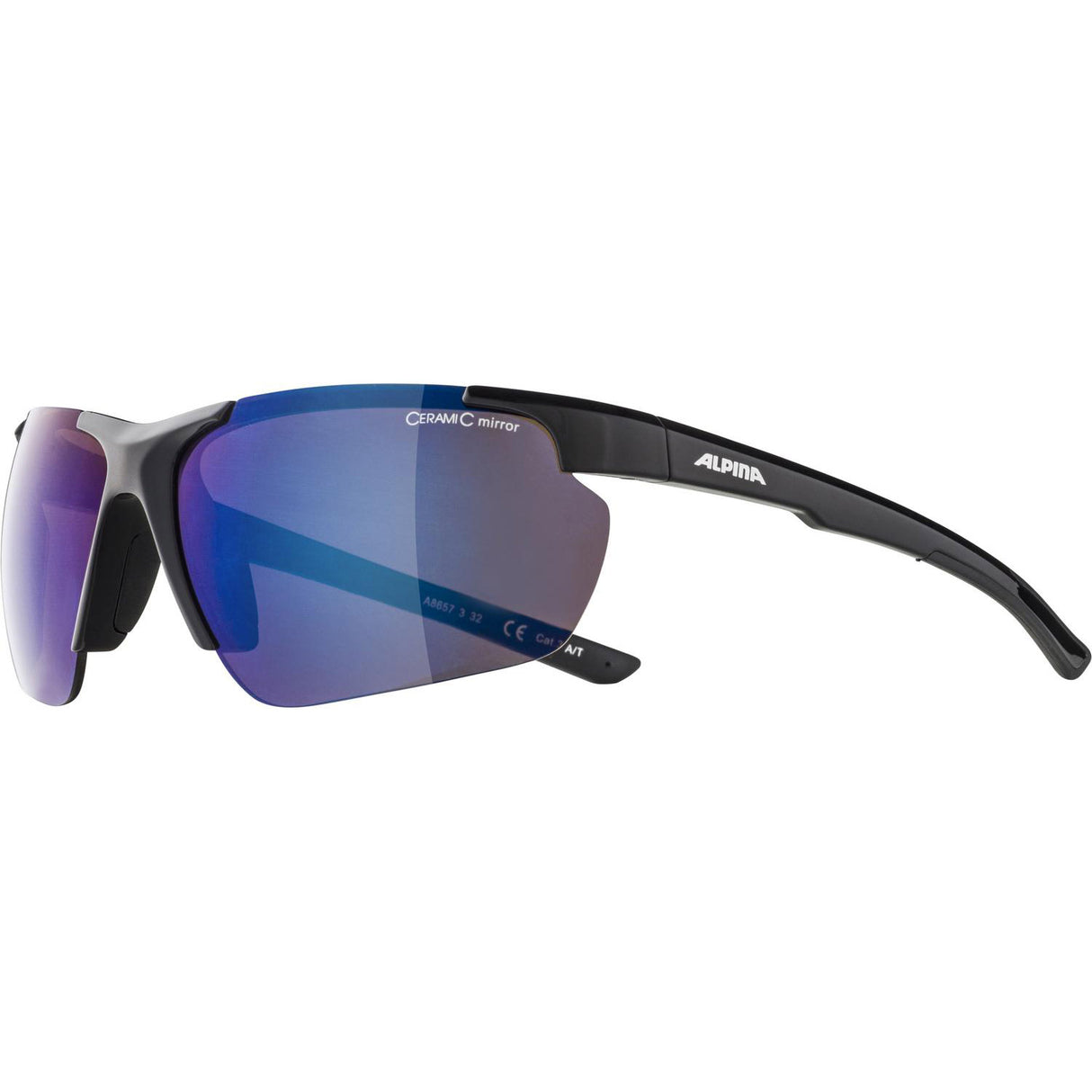 Alpina Sports Sportbrille Defey HR Schwarz