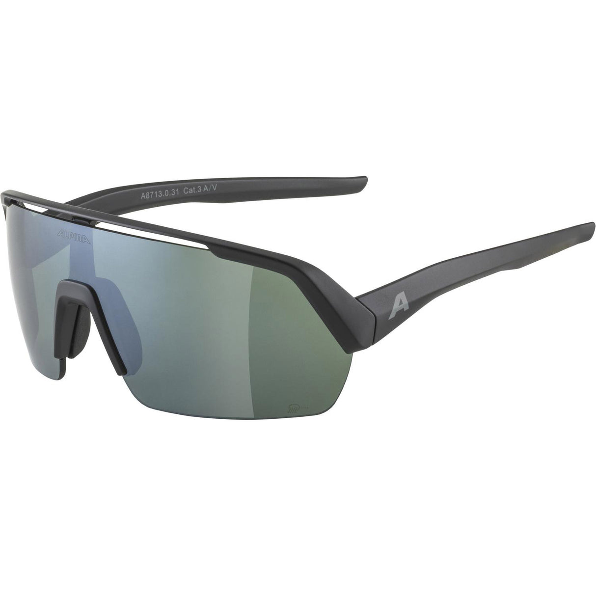 Alpina Sports Sportbrille Turbo-HR Q-Lite Schwarz