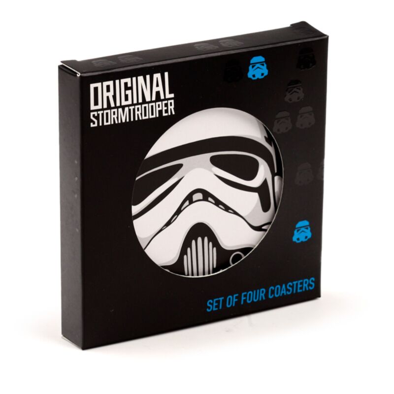 Das originale Stormtrooper-Set mit 4 Untersetzern