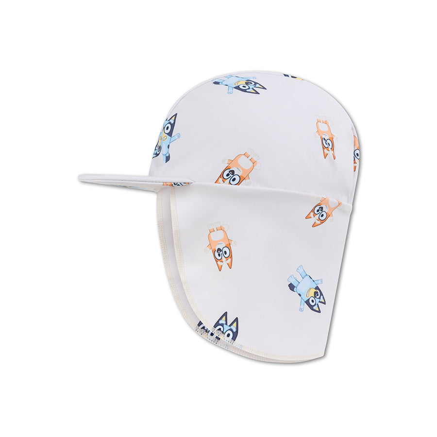 Blau | weiße UV-Sonnenkappe