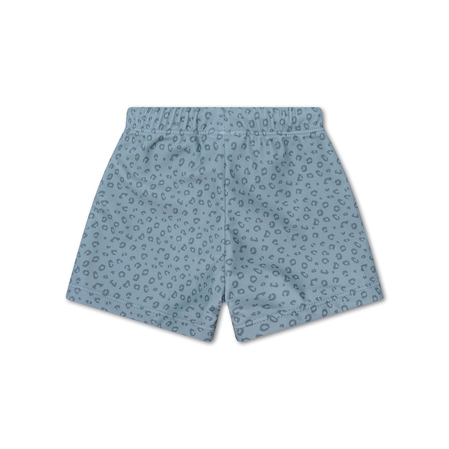 Leopard | grüne UV-Schwimmboxershorts für Jungen