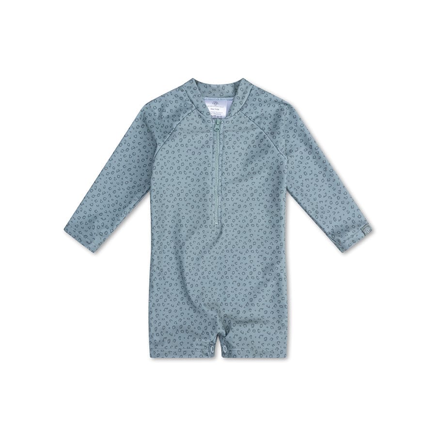 Leopard | grüner UV-Badeanzug für Jungen