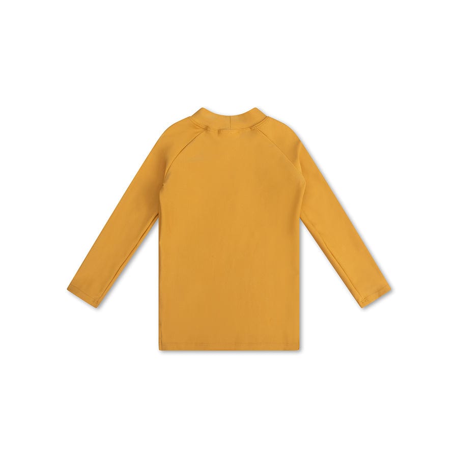 Reine Töne | gelbes UV-Badeshirt mit langen Ärmeln