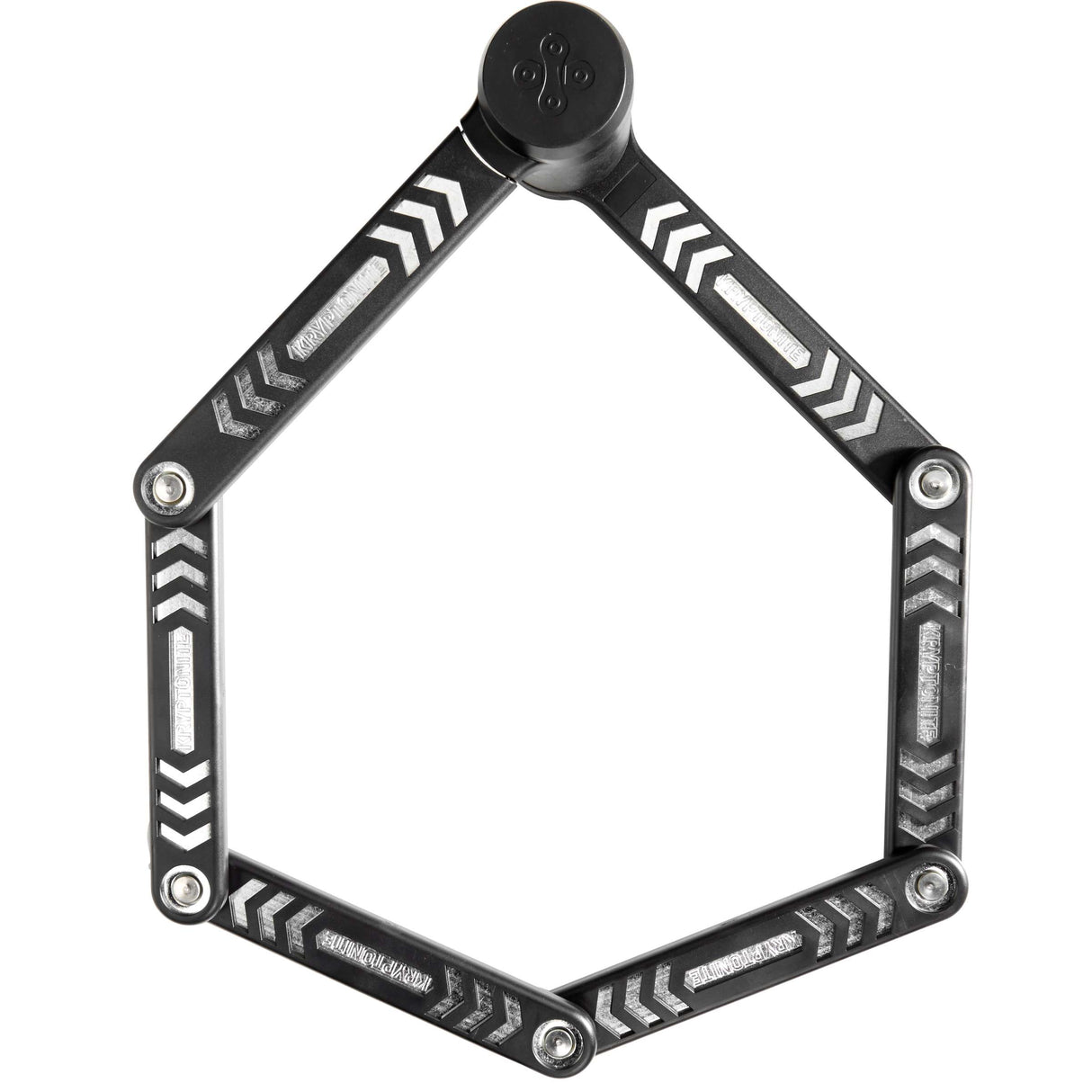 Kryptonite Faltschloss mit Halter Kryptolok 85 cm Stahl schwarz