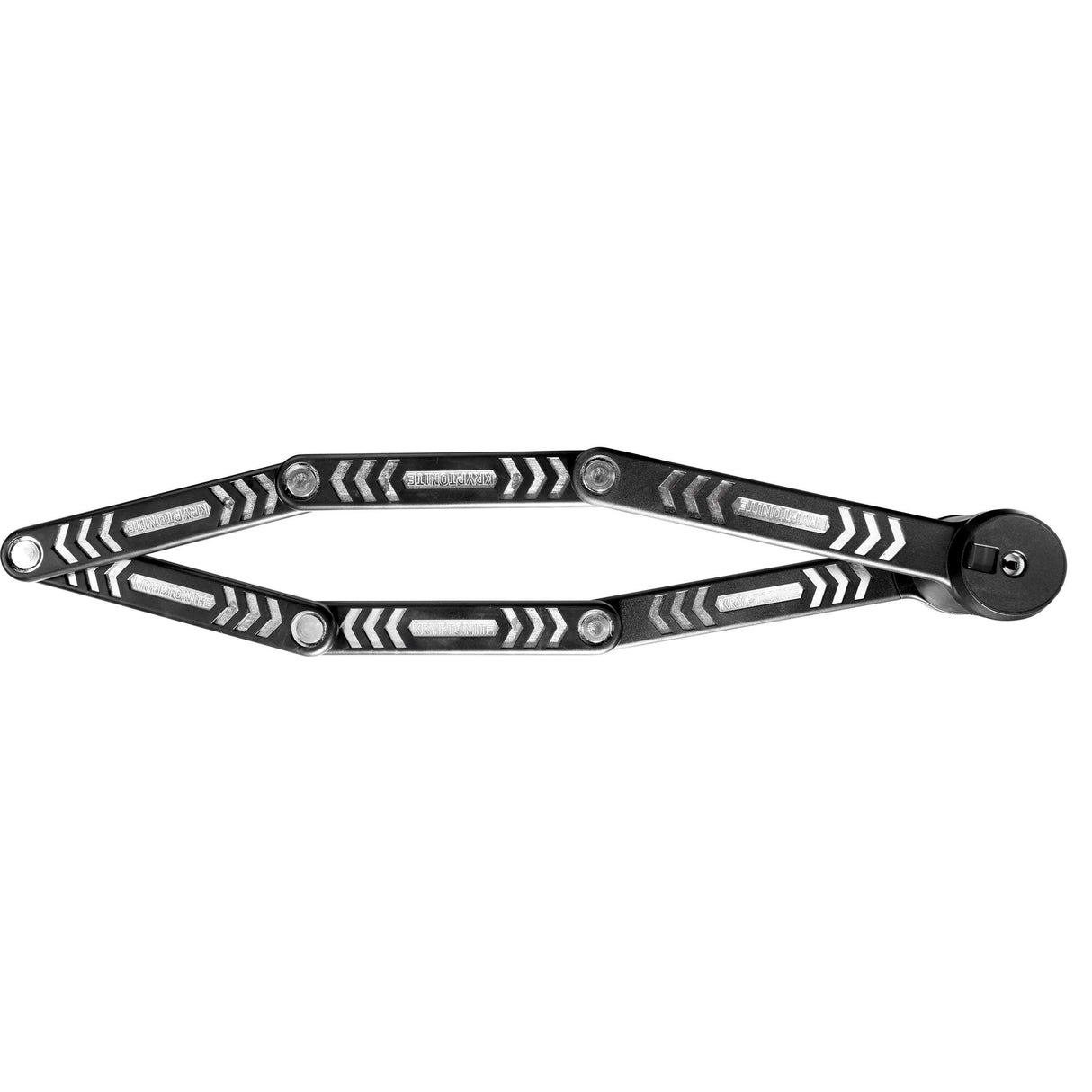 Kryptonite Faltschloss mit Halter Kryptolok 85 cm Stahl schwarz