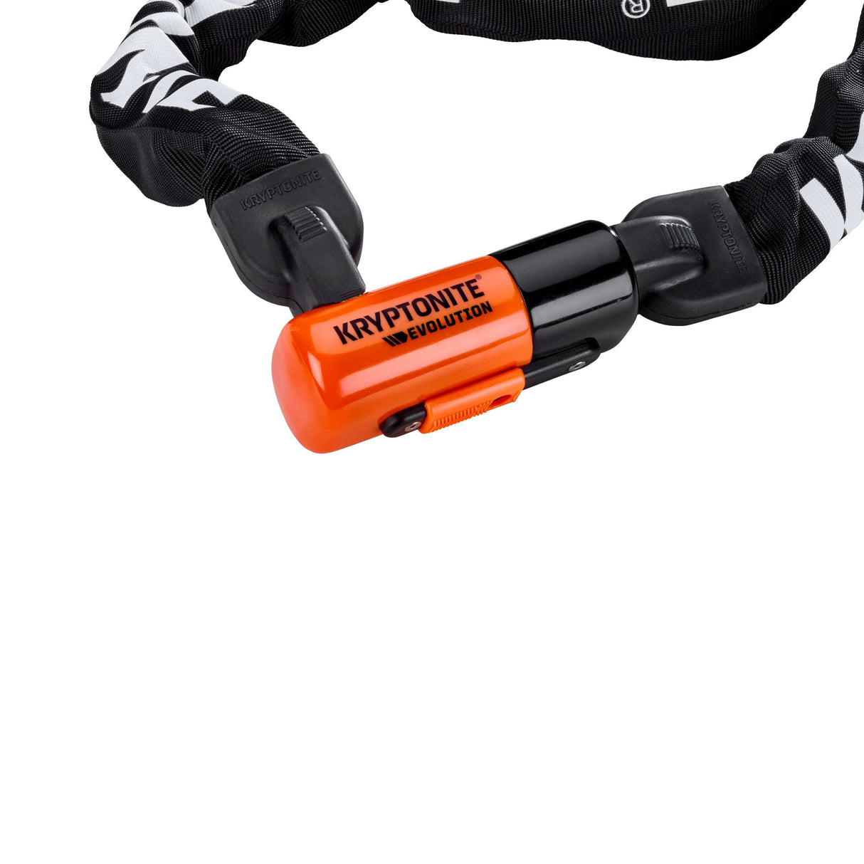 Kryptonite Evolution 1012 Kette mit integriertem Schloss – Art-3 Kettenschloss Fahrrad – Fahrradschlosskette Elektrofahrrad – 120 cm – Stahl – Schwarz