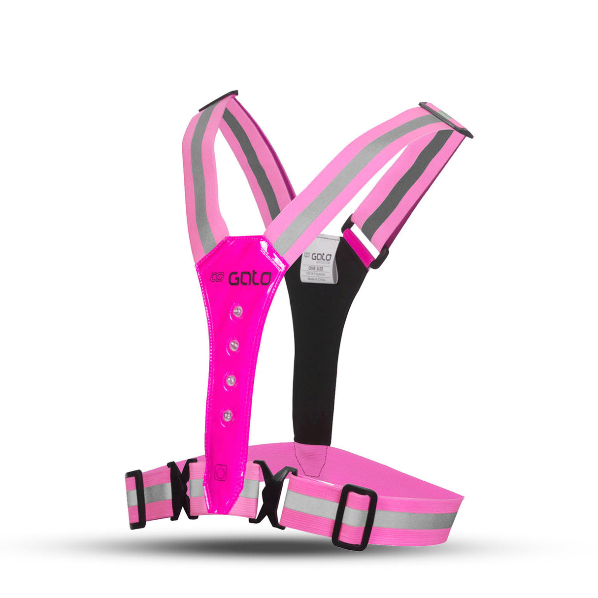 Outwet Gato Safer Sport LED WEST Pink One Size