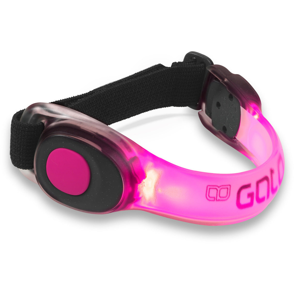 Outwet Gato-Armband mit LED-USB, Einheitsgröße, Neonrosa