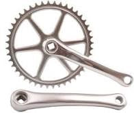 Cranket Fausto 44T-170mm Alu Silber