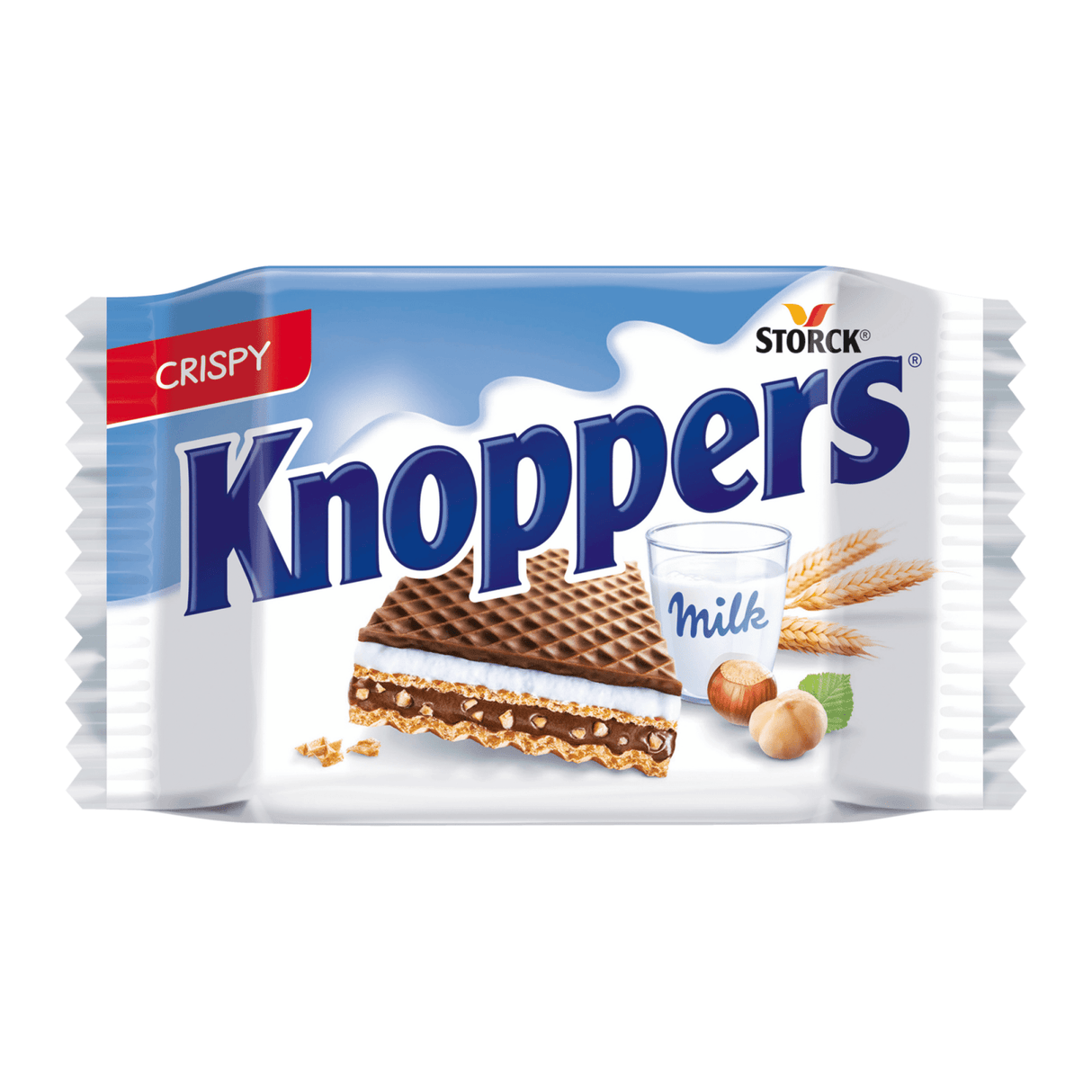 Knoppers - Schokoladenwaffeln (Karton mit 24 Stück) - Kekse verteilen