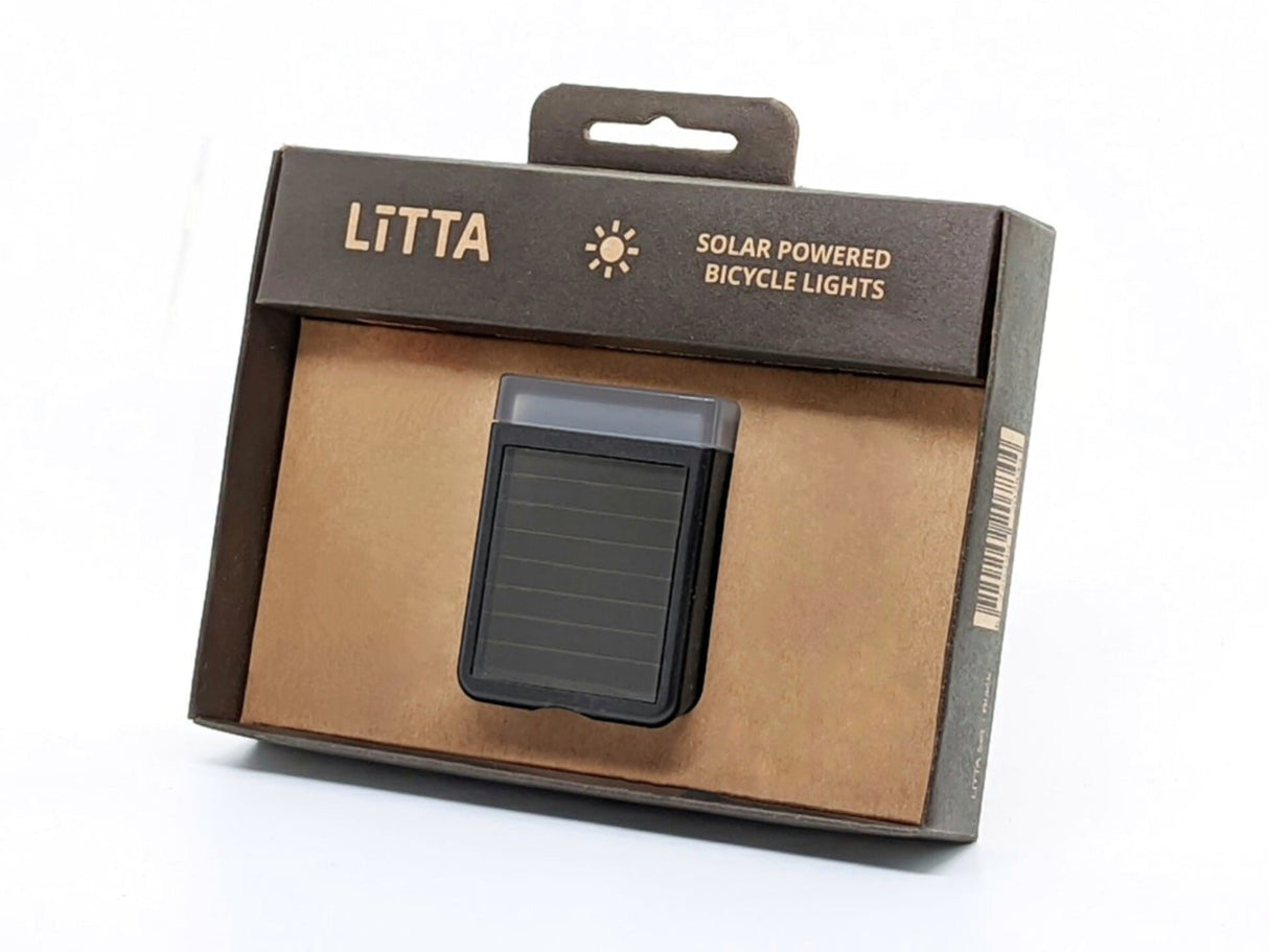 Litta Scheinwerfer Solarenergie schwarz