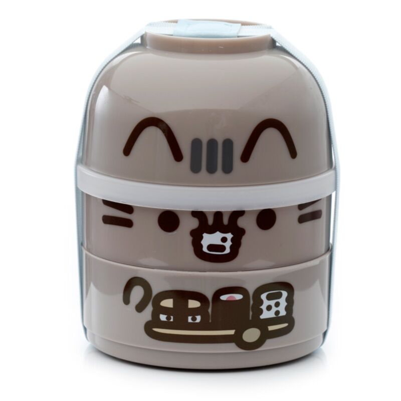 Pusheen – gestapelte runde Bento-Box-Brotdose