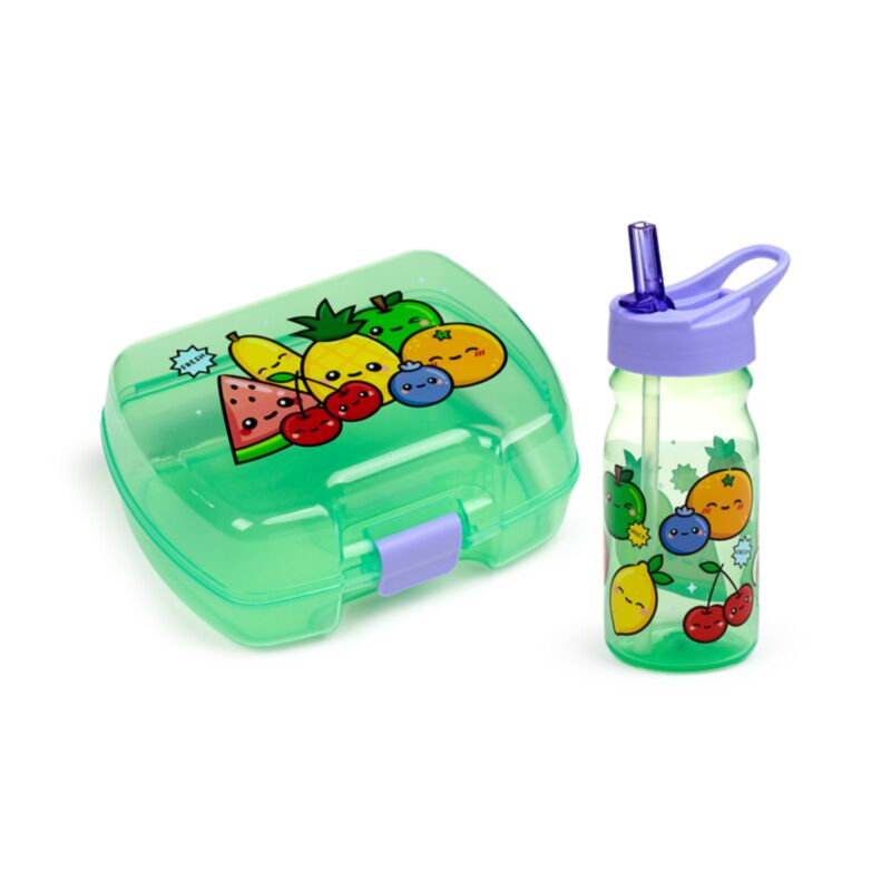 Foodiemals Lunchbox-Trinkflaschen-Set