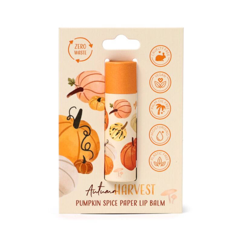 Lippenbalsamstift aus Papier für die Herbsternte