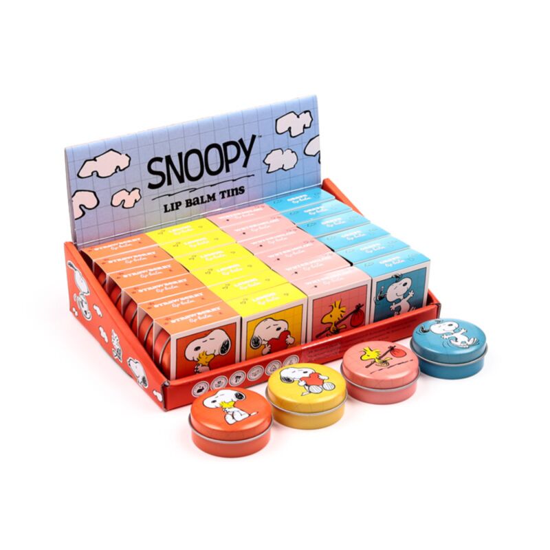 Union Peanuts Snoopy Woodstock Lippenbalsam in einer Dose