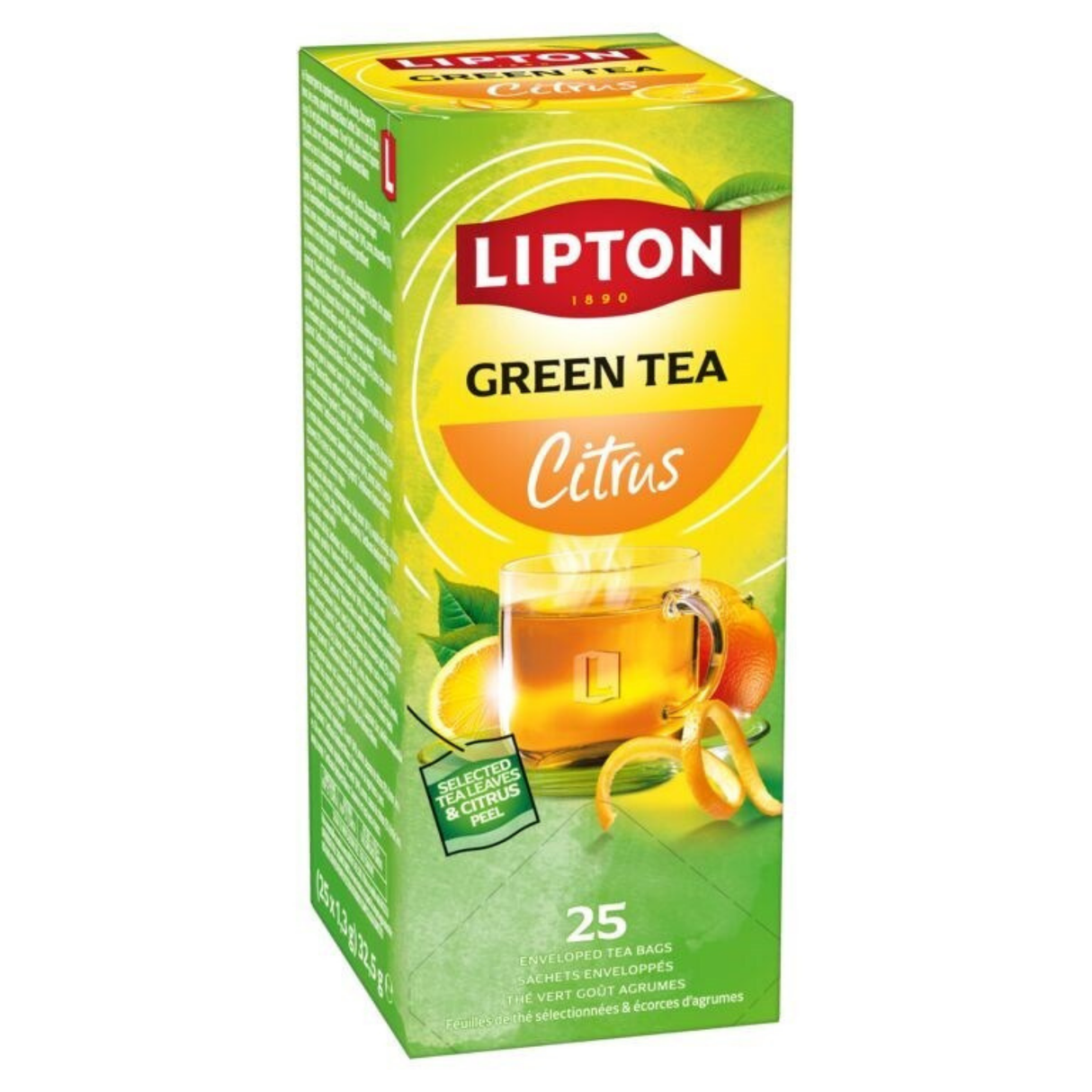 Lipton Feel Good Selection Grüner Tee Zitrus (6x25 Stück)
