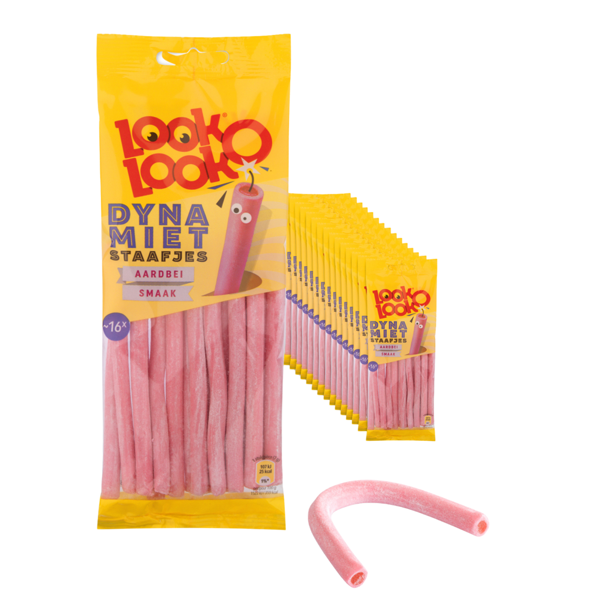 Look o Look Look-o-Look Dynamitstangen Erdbeere (15x 110gr)