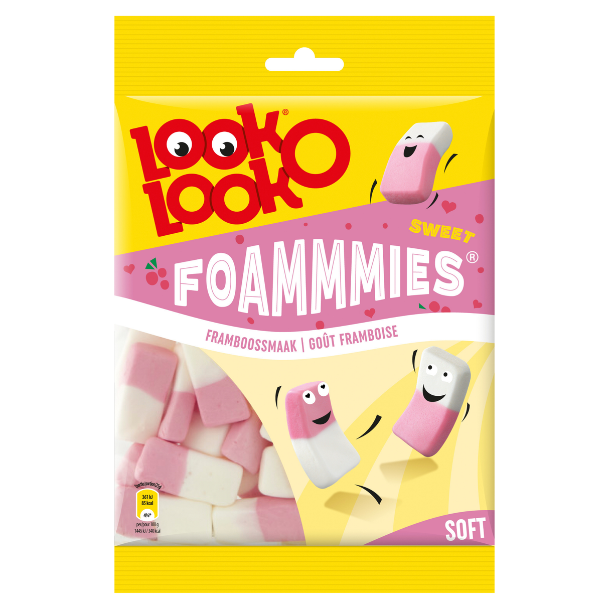 Look o Look Look-o-Look Foammmies Himbeere (12x180gr)