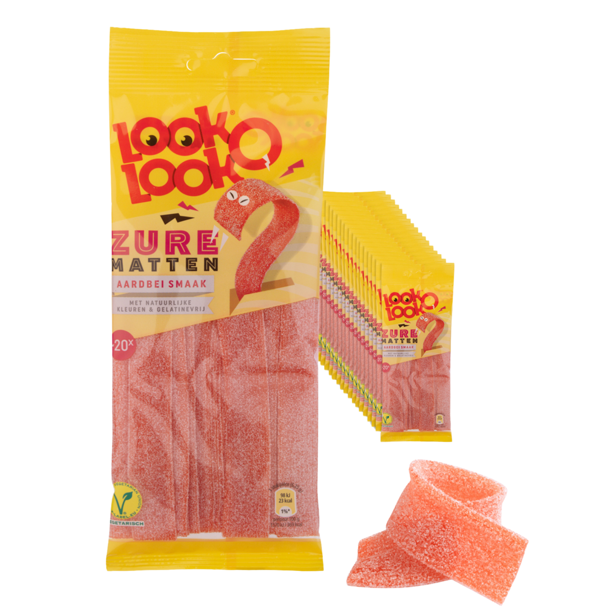 Look o Look Look-o-Look saure Erdbeermatten (18x125gr)