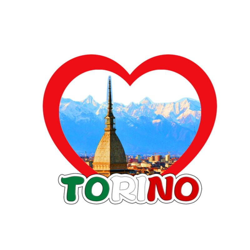 Torino Mole 3D-Meeresstrand-Souvenirmagnet