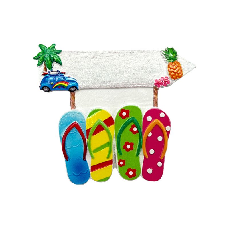 Strand-Meer-Magnet-Strandschuh-förmiges Schild