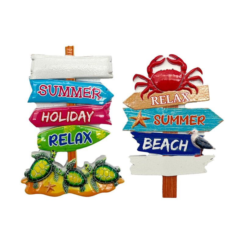 Strand-Meermagnet-Strandschilder mit Krabbenschildkröten
