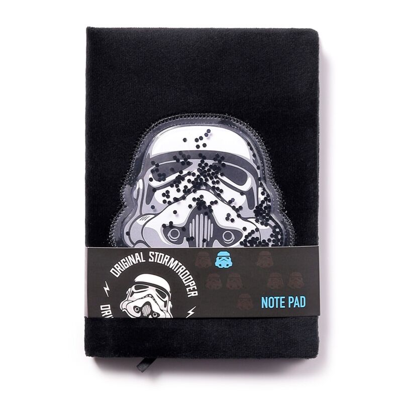 Das originale, flauschige Stormtrooper-Notizbuch im A5-Format