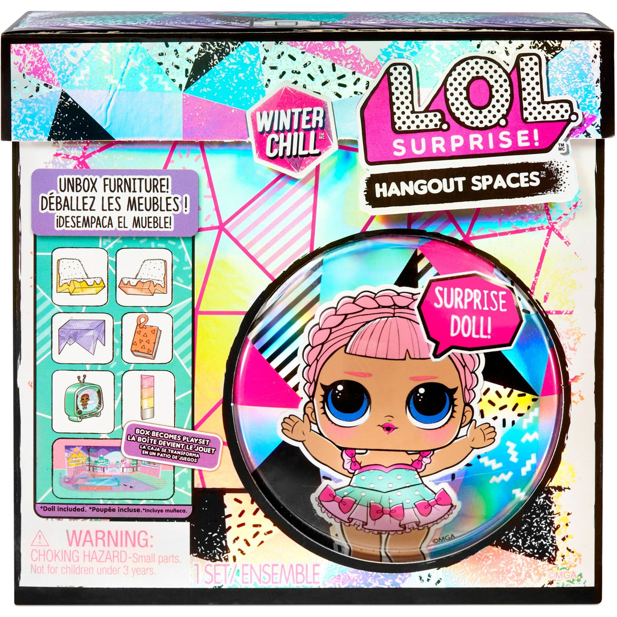 MGA Entertainment Überraschung! Winter Chill Hangout Spaces Sty