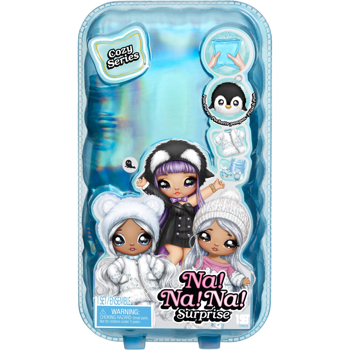 MGA -Unterhaltung danach! Nach! Nach! Überraschung 2-in-1 Cosy Series Seal